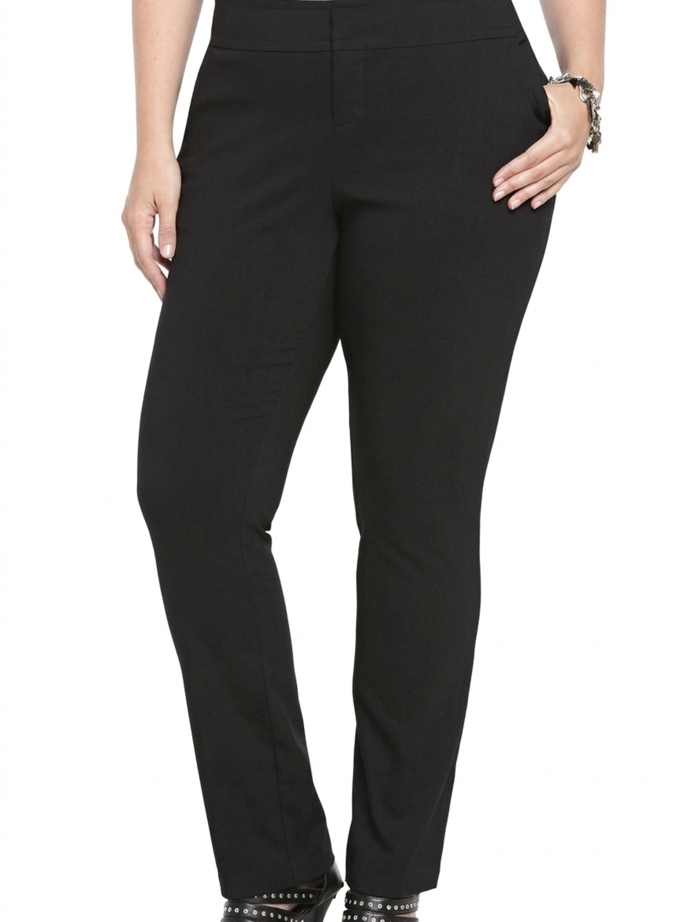 Torrid Size 22 Black Trousers - Jetsetter Straight Pants